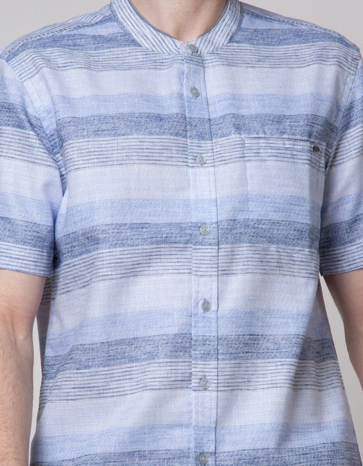Watchout Casual Short Sleeves Koko Stripe Motif