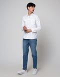 Watchout! Jeans Long Sleeve Shirt Double Pocket