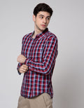 Watchout Jeans Long Sleeve Check Shirt