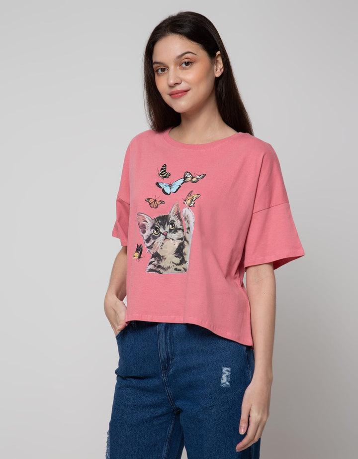 Nevada Short Sleeve T-Shirt Boxy Cat