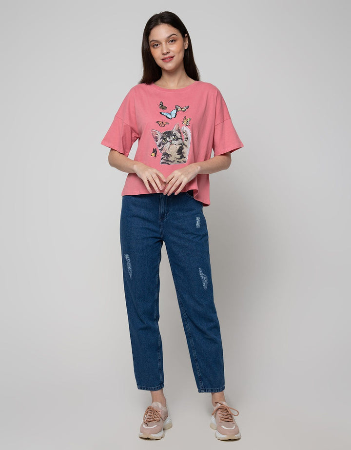 Nevada Short Sleeve T-Shirt Boxy Cat