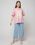 Nevada Short Sleeve T-Shirt Solid Cotton Usa Oversized Follow The Line