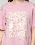 Nevada Short Sleeve T-Shirt Solid Cotton Usa Oversized Follow The Line