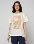 Nevada Short Sleeve T-Shirt Tencel Oversized Star Illusion