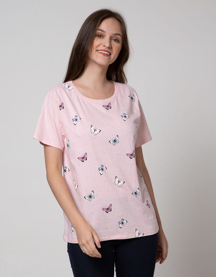 Nevada Short Sleeve T-Shirt Butterfly