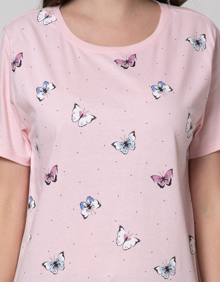 Nevada Short Sleeve T-Shirt Butterfly