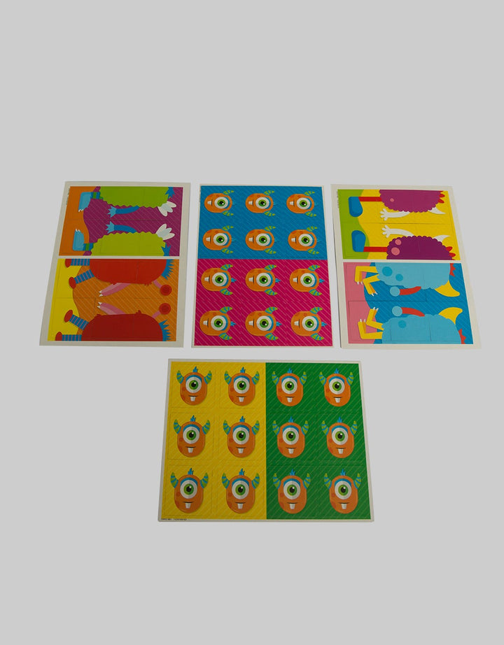 Fisher Price Signature Preschool Game Roll Match Monster Mainan Anak