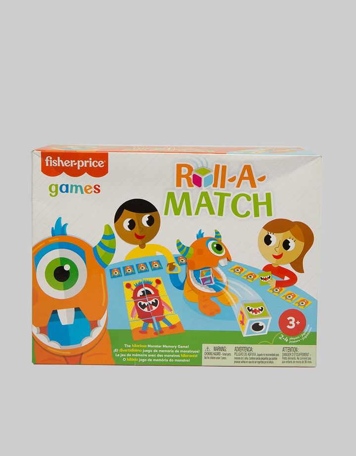 Fisher Price Signature Preschool Game Roll Match Monster Mainan Anak