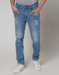Nevada Denim Long Pants Fashion Slim Fit Ripped