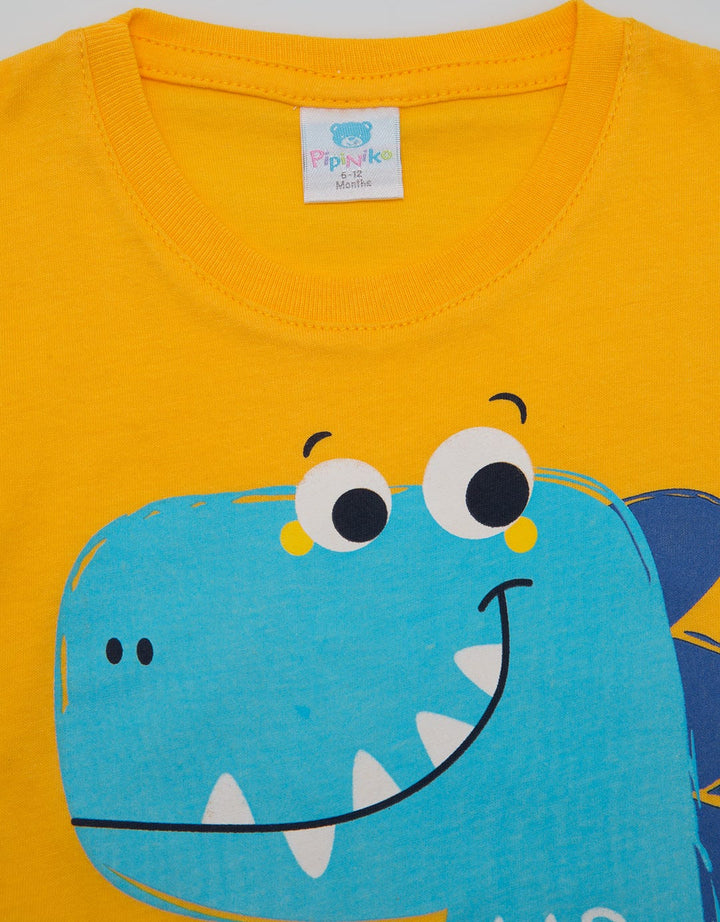 Pipiniko Short Sleeve T-Shirt Dino Mr Wild Boy