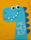 Pipiniko Short Sleeve T-Shirt Dino Mr Wild Boy