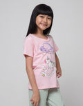 Little M Short Sleeve T-Shirt 2 Pack Unicorn Planet