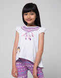 Little M Short Sleeve T-Shirt Long Top Tribal Nonik