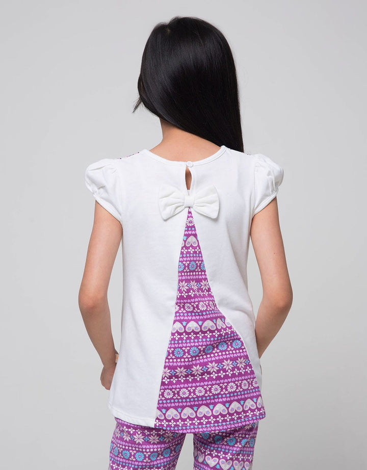 Little M Short Sleeve T-Shirt Long Top Tribal Nonik