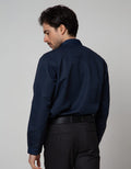 Izzue Blue Embroidered Long Sleeve Koko Shirt
