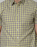 Izzue Kemeja Short Sleeve Kotak Green
