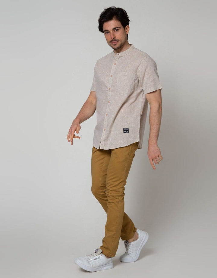 D&amp;F Koko Linen Short Sleeve Shirt 