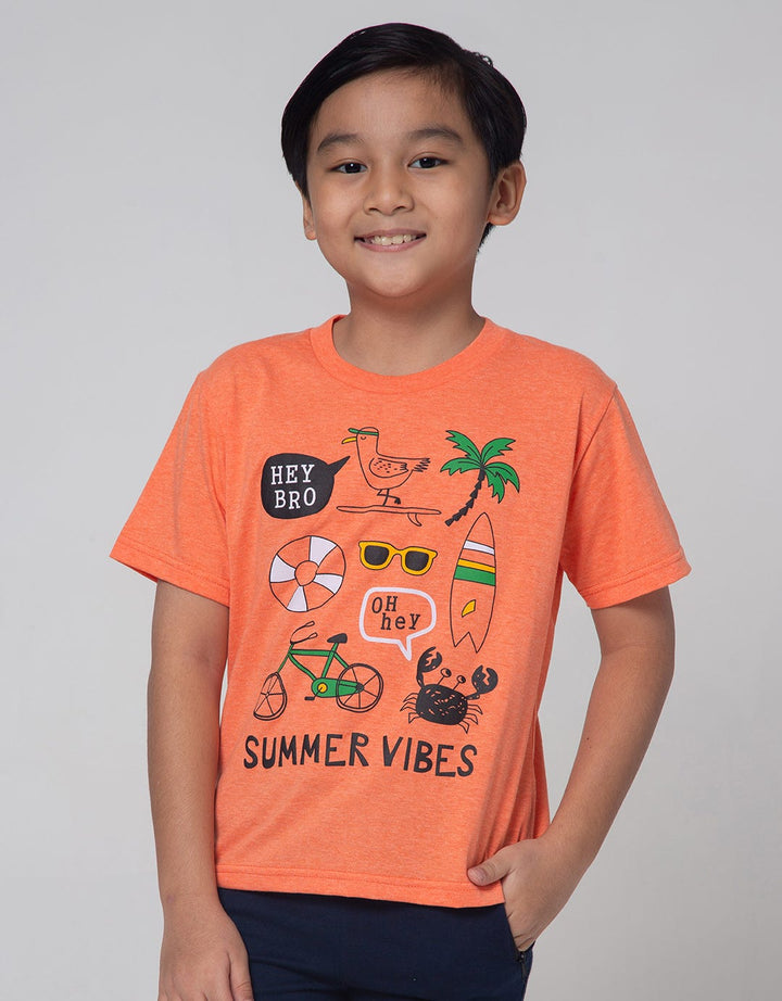Little M Short Sleeve T-Shirt Summer Vibes