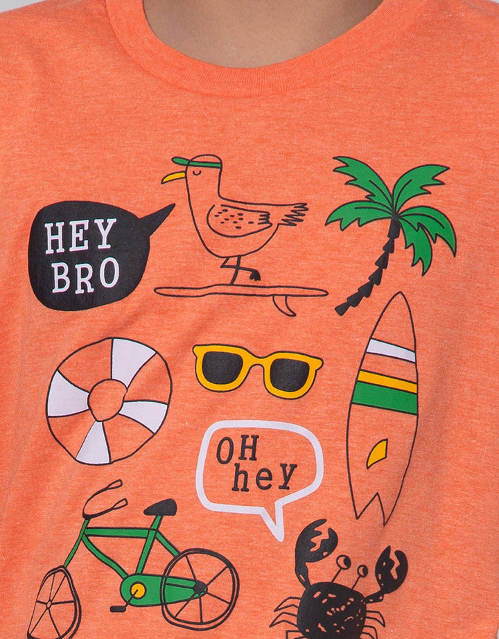 Little M Short Sleeve T-Shirt Summer Vibes