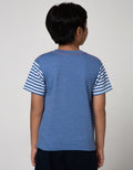 Little M Short Sleeve T-Shirt Stripe Wave Rider