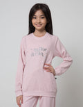 Nevada Sweatshirt Texture Fabric Embro Word
