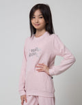 Nevada Sweatshirt Texture Fabric Embro Word