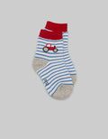 Pipiniko Sock Boys Stripe Train