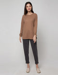 Connexion Long T-Shirt Sabrina Vertical Stripe