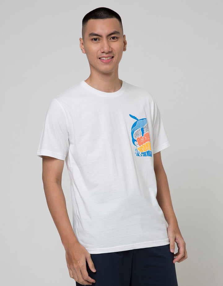 Nevada Short Sleeve Fish Print T-Shirt