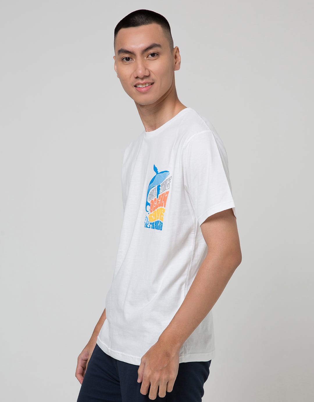 Nevada Short Sleeve Fish Print T-Shirt