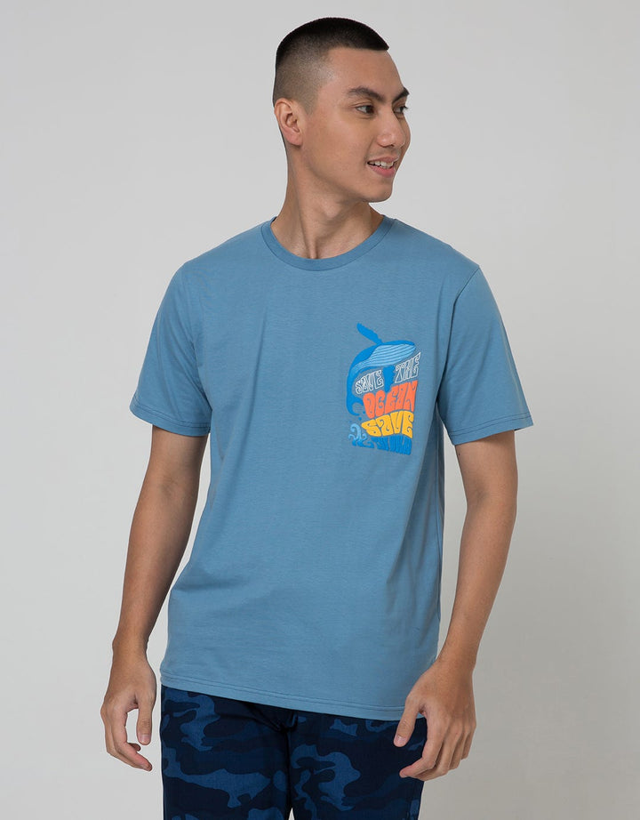 Nevada Short Sleeve Fish Print T-Shirt