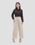 Connexion Papperwaist Barrel Celana Wanita