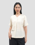 Connexion Look Blouse W/ Front Pleat Blouse Wanita