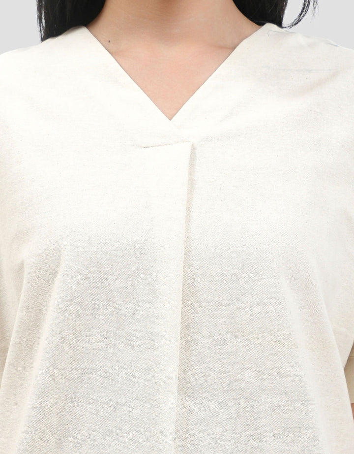Connexion Look Blouse W/ Front Pleat Blouse Wanita