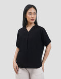 Connexion Look Blouse W/ Front Pleat Blouse Wanita