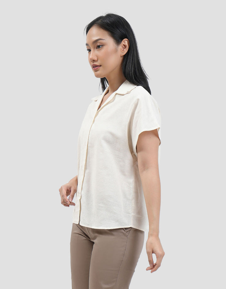 Connexion Cuban Shirt Lnn Look Blouse Wanita