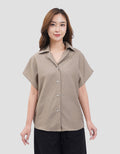 Connexion Cuban Shirt Lnn Look Blouse Wanita