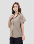 Connexion Cuban Shirt Lnn Look Blouse Wanita