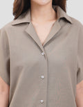 Connexion Cuban Shirt Lnn Look Blouse Wanita