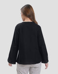 Connexion Lock Scalops Embro Blouse Wanita