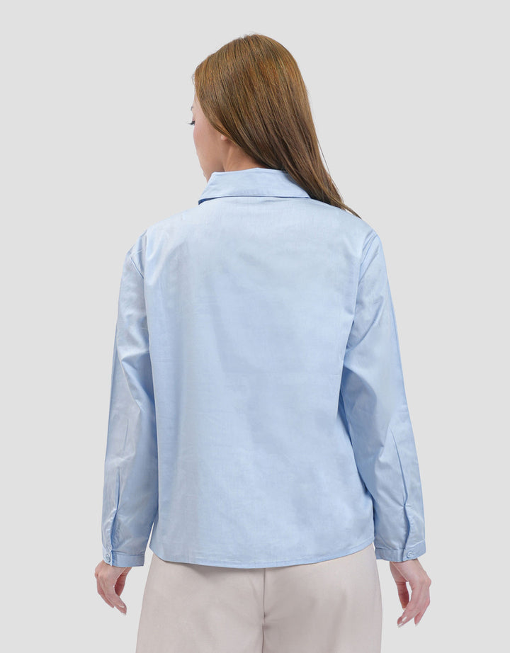 MxM Stripes Kemeja Basic Wanita