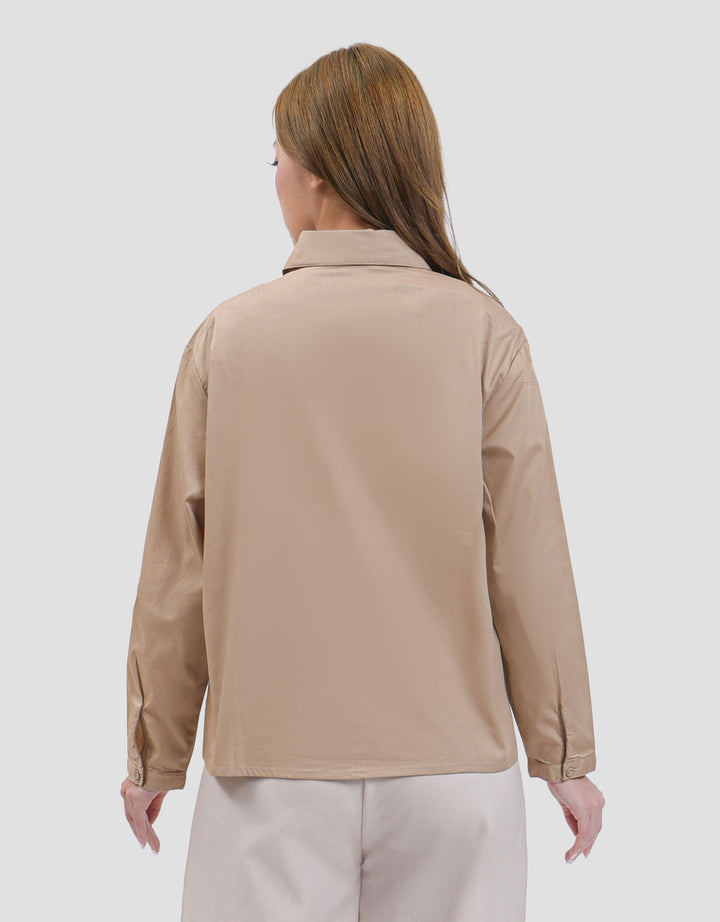 MxM Stripes Kemeja Basic Wanita