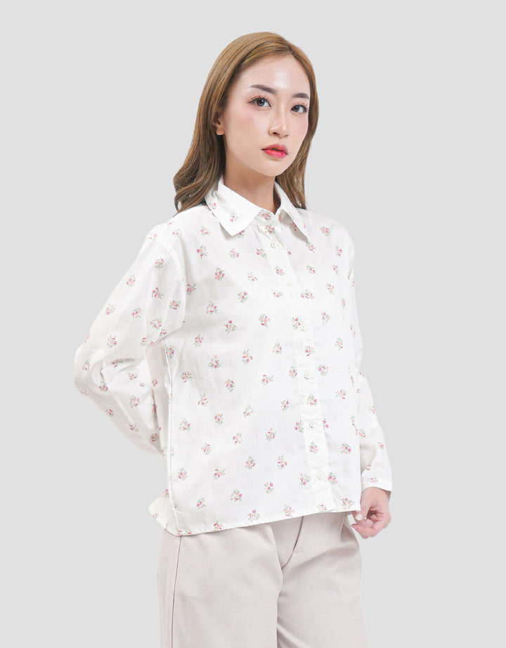 MxM Stripes Kemeja Basic Wanita