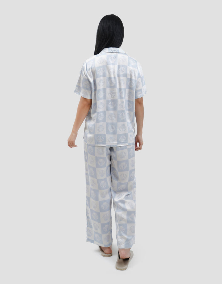 Nevada Shell In Checkered Setelan Piyama Wanita