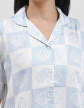 Nevada Shell In Checkered Setelan Piyama Wanita