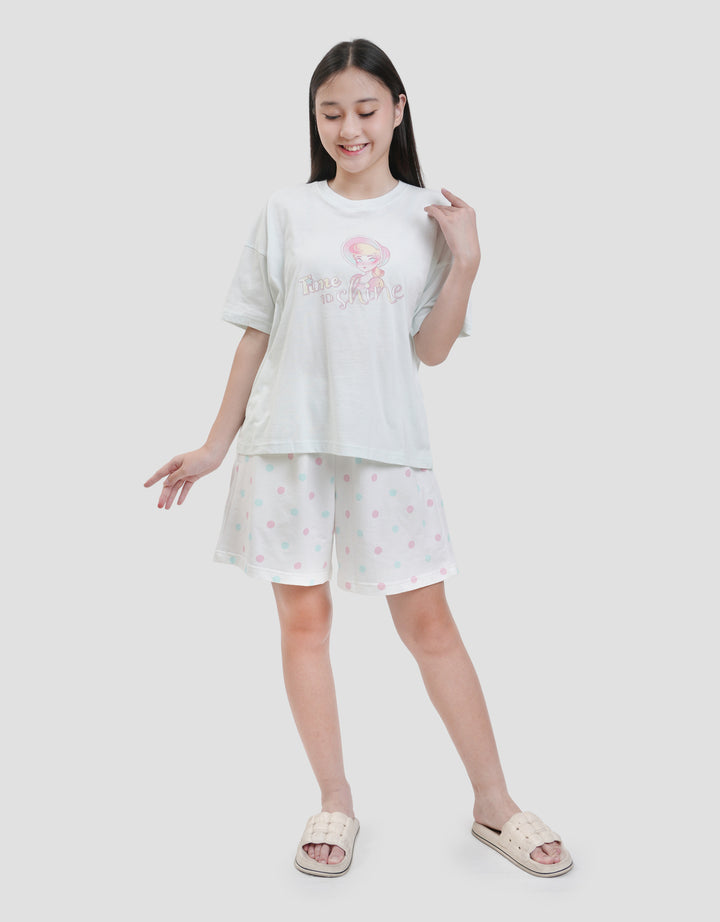 Disney Toy Story Time To Shine Knit Setelan Piyama Wanita