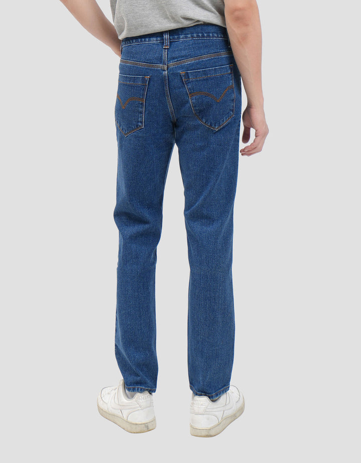 MxM Panjang Basic Celana Denim Pria