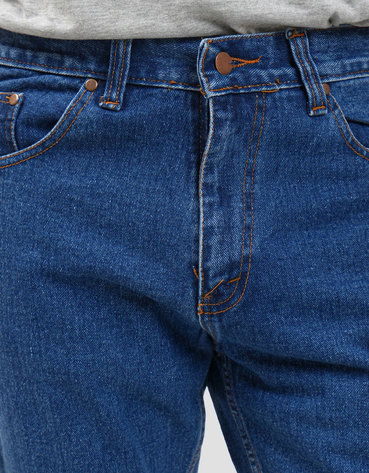 MxM Panjang Basic Celana Denim Pria