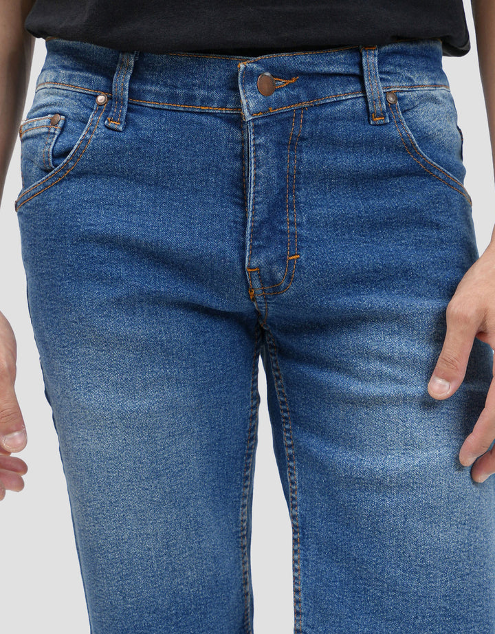 MxM Stretch Celana Pendek Denim Pria