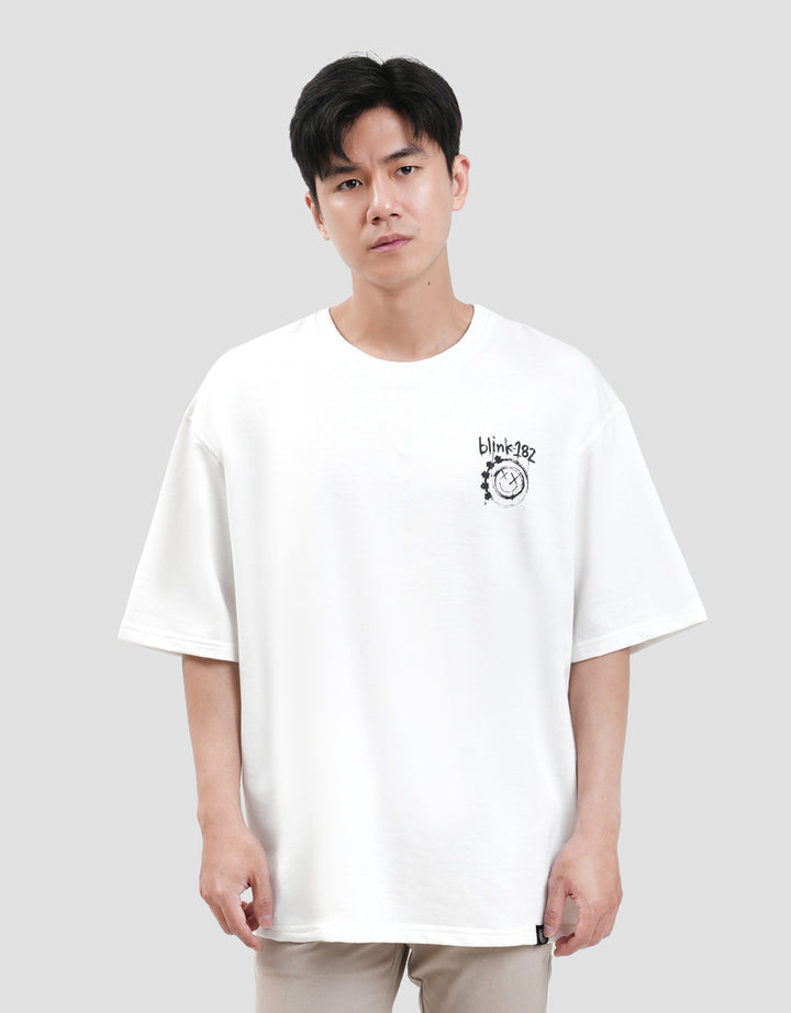 Nevada Universal Music Blink 182 - Style 1 Wording Kaos Oversize Pria